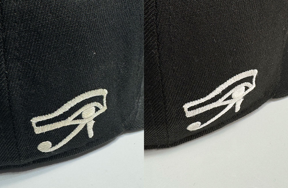 刺繍の黄ばみ